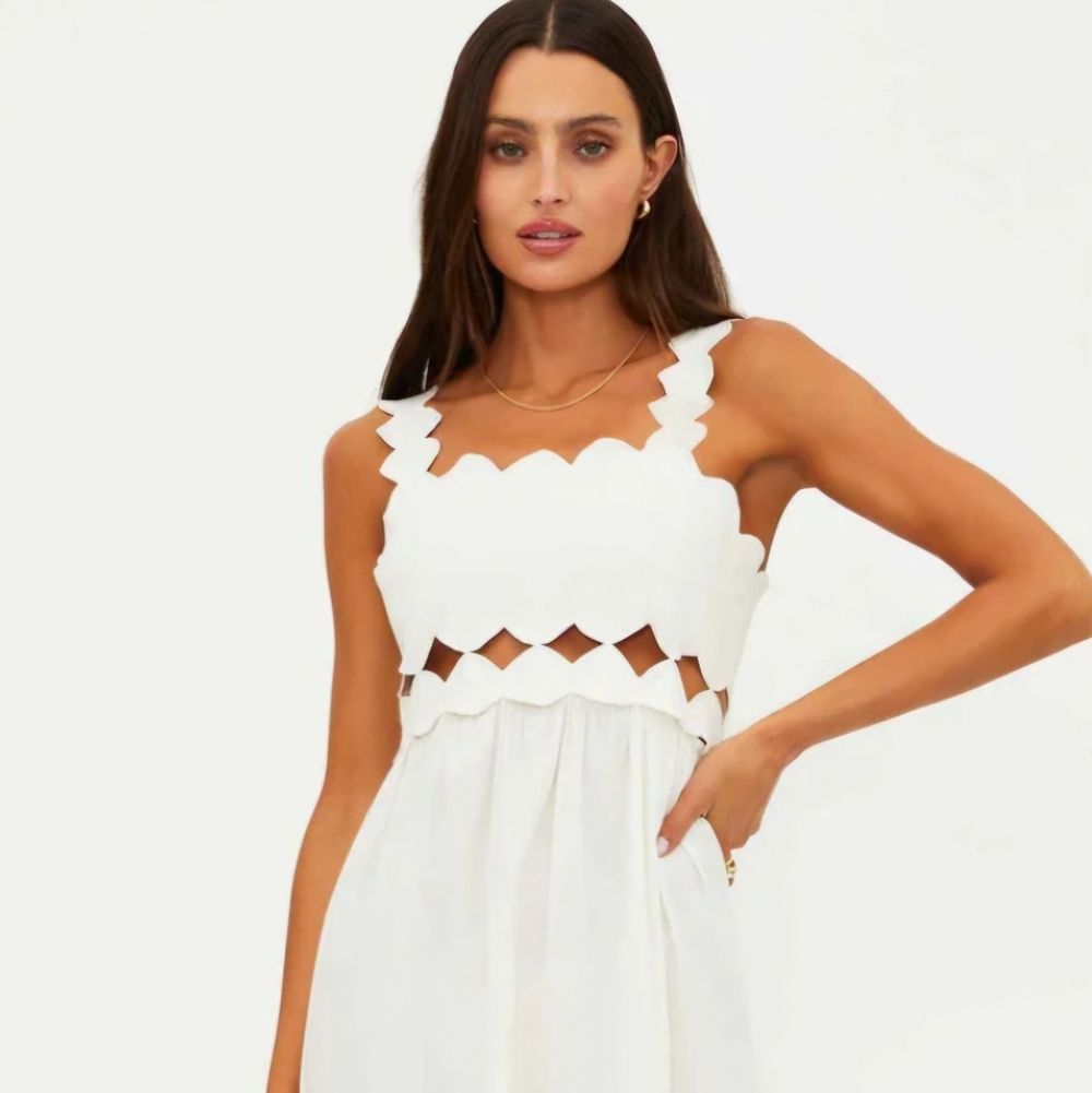 Beach Riot White Maxi Dress